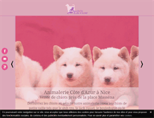 Tablet Screenshot of animaleriecotedazur.com